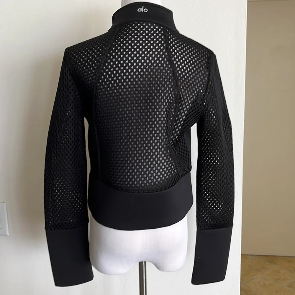 Woman’s jacket, ALO, yoga size medium black - Picture 5 of 10